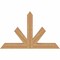 Ekena Millwork Saratoga Timber Gable Bracket, Western Red Cedar, 60"W x 38"H x 5 1/2"D x 5 1/2"F, 15/12 Pitch GBW060X38X0606SAR00SWR - alternate 1